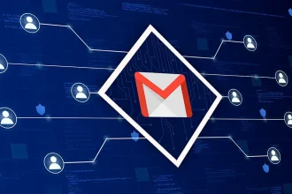 Logo Gmail sécurisé, protection contre phishing